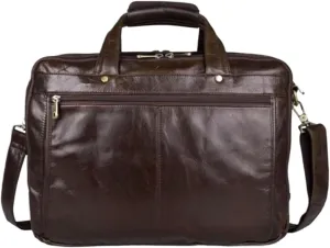 Business Handbags Mens Genuine Leather Laptop Bags Briefcases Messenger Shoulder Bags