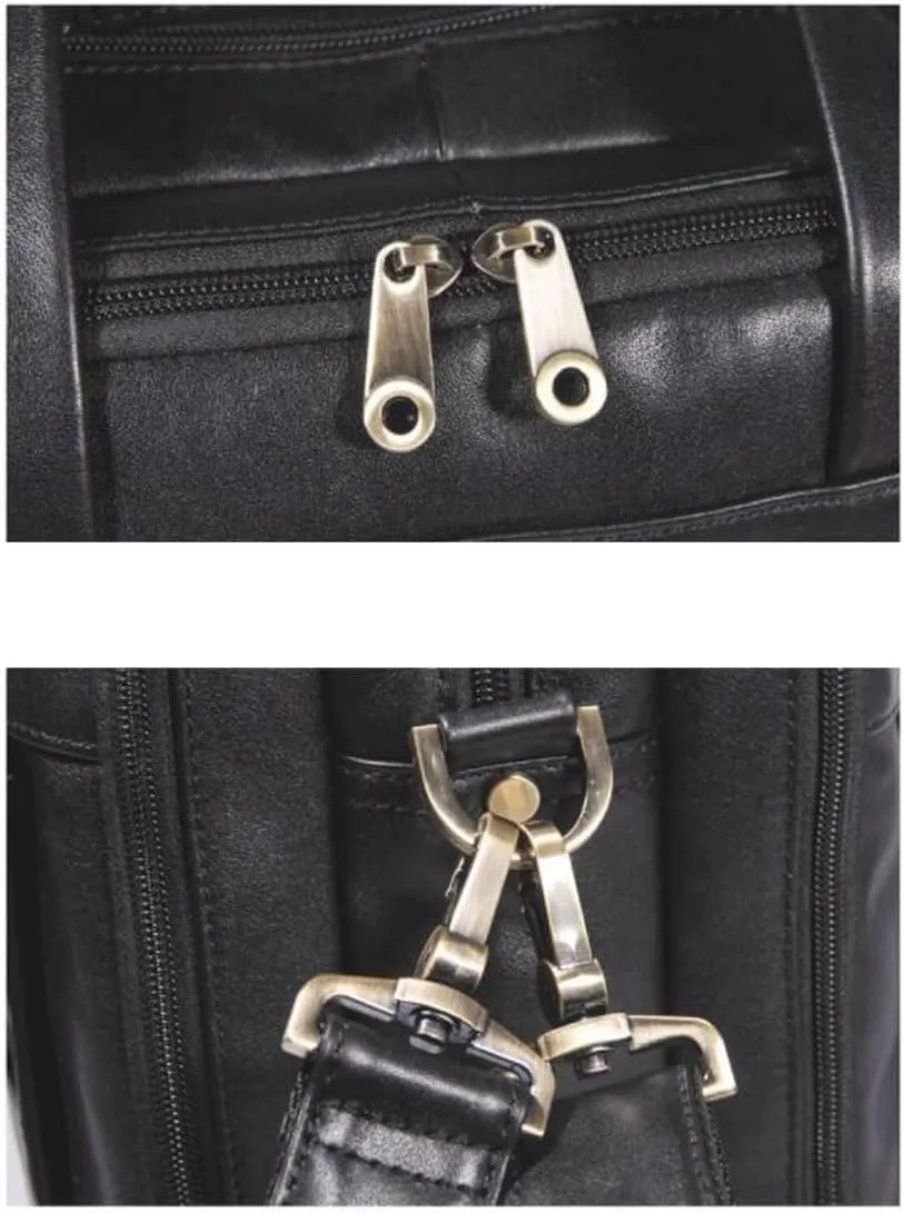 Business Handbags Mens Genuine Leather Laptop Bags Briefcases Messenger Shoulder Bags