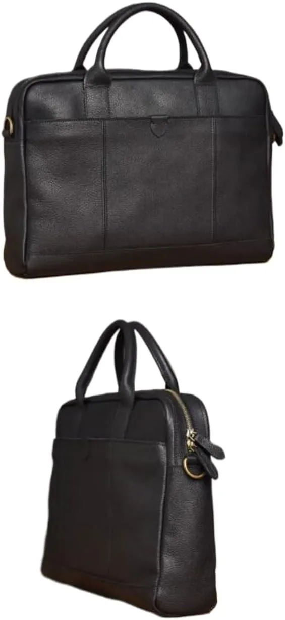 Business Messenger Shoulder Bags Mens Briefcases Genuine Leather Handbags Laptop Bags