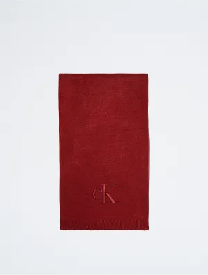 Calvin Klein Monogram Logo Scarf - Men