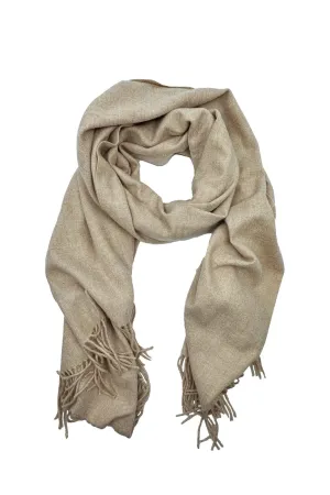 Capri Cashmere Scarf Almond