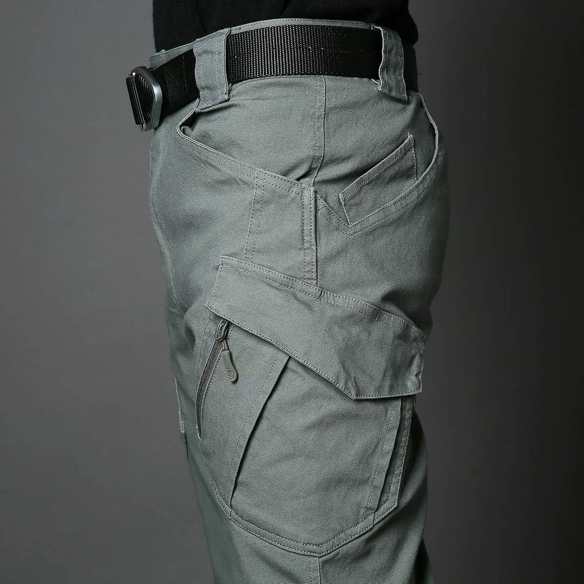CARWORNIC Gear Men's Hiking Tactical Pants Lightweight Cotton Outdoor Military Combat Cargo Trousers