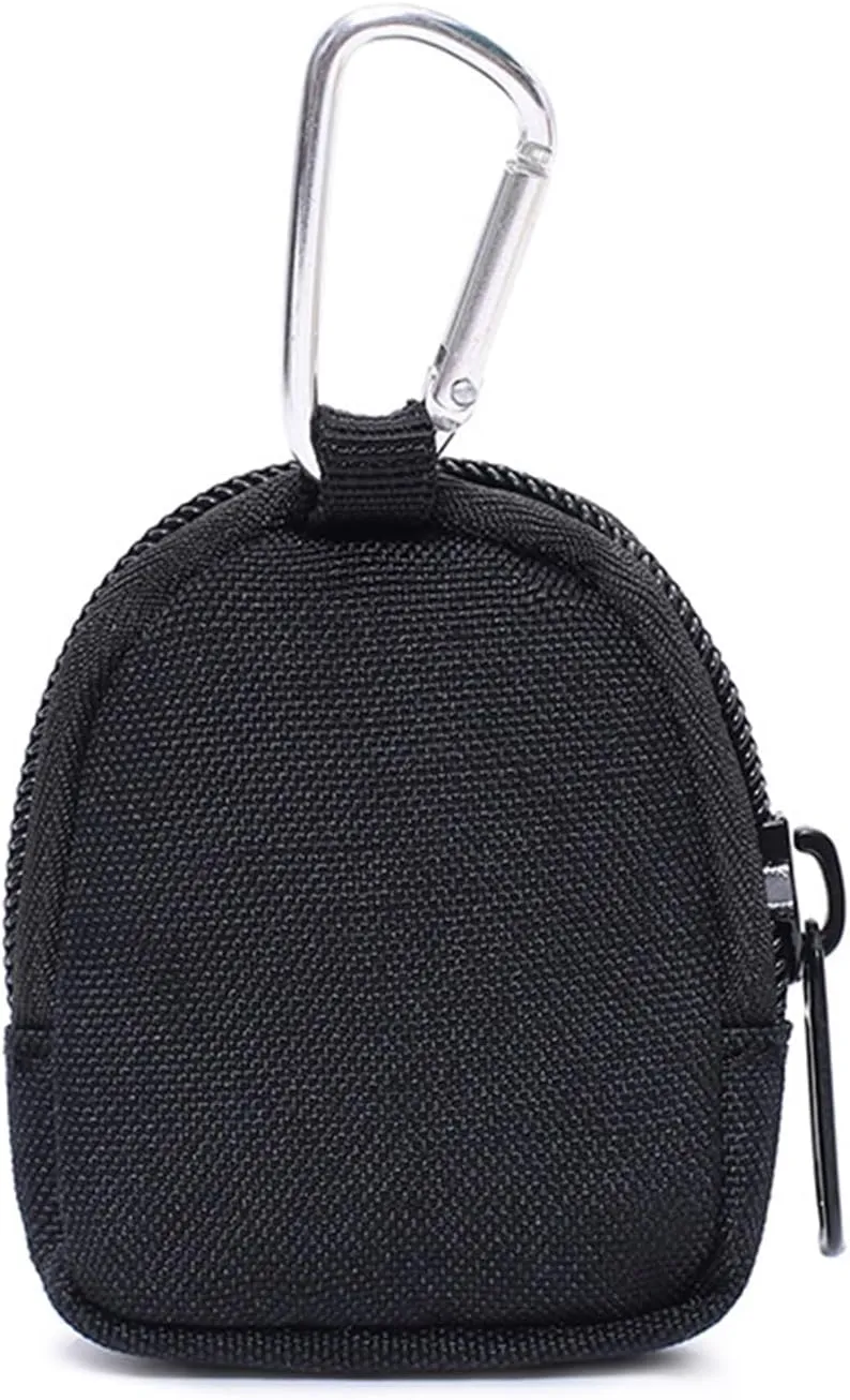 Change Purse Keychain Zippers Pocket Outdoor Key Bag Wallet Holder Men Coin Purses Pouches Belt Waist Pouches with Buckl