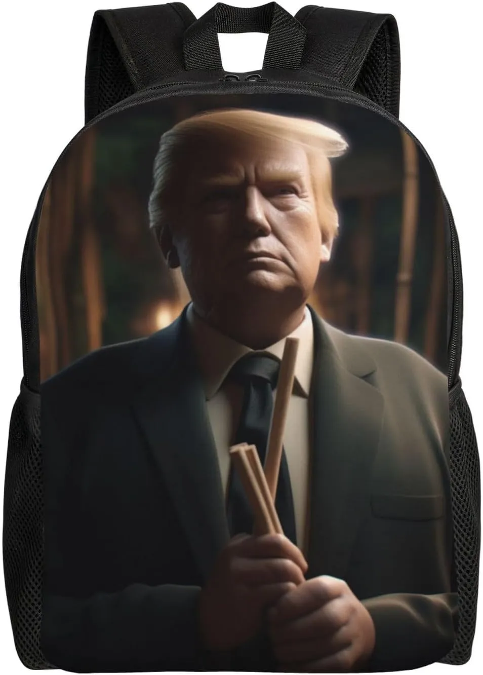 Close Your Eyes Trump Backpack Waterproof Anti Theft Durable Light Laptop Bag Backpacks For Women Men Travel Gym Backpack