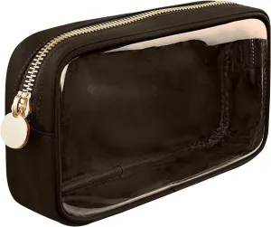 Cosmetic Bag, Transparent Makeup Pouch Durable Smooth Zippers Toiletry Bag for Home Travel Coffee