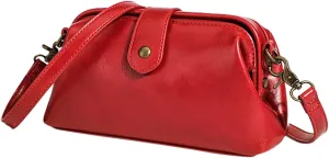 Crossbody Bags for Women Women's Fashionable Soft Leather Retro Messenger Bag One Shoulder Messenger Bag