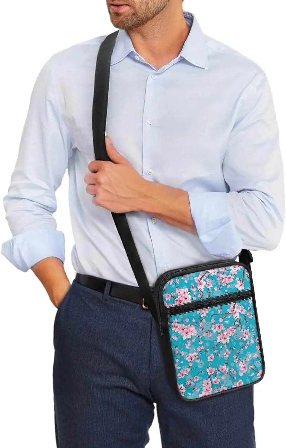 Crossbody Messenger Bags Womens Shoulder Bag Mini Work Office Bag Briefcases with Zipper