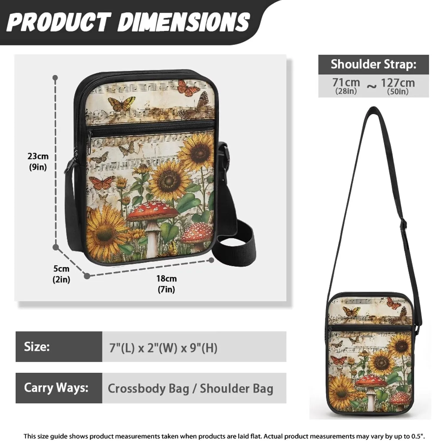 Crossbody Messenger Bags Womens Shoulder Bag Mini Work Office Bag Briefcases with Zipper