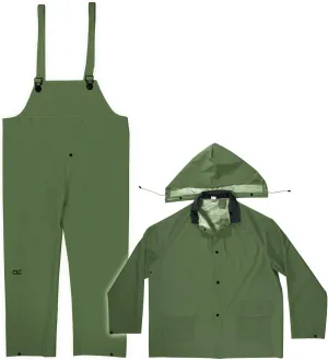 Custom Leathercraft CLC Climate Gear R131 2 Piece Heavyweight PVC Trench Coat