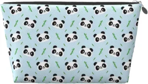 Cute Mochi Panda Makeup Bag Women Travel Size Toiletries Leather Waterproof Toiletry Bag Travel Essentials for Shampoo, Conditioner, Personal Item, Toiletries