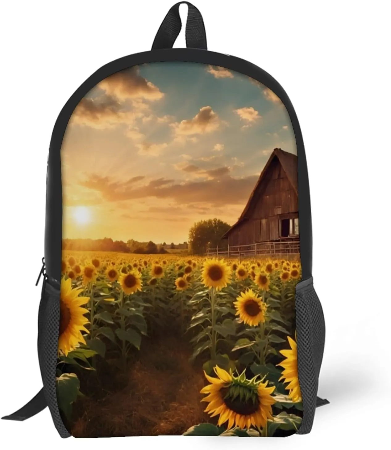 Daisy Sunset School Backpack Lightweight Laptop Backpacks Large Capacity 1 Main Compartment Outdoor Bookbag for Kids Boys Girls (Color6)