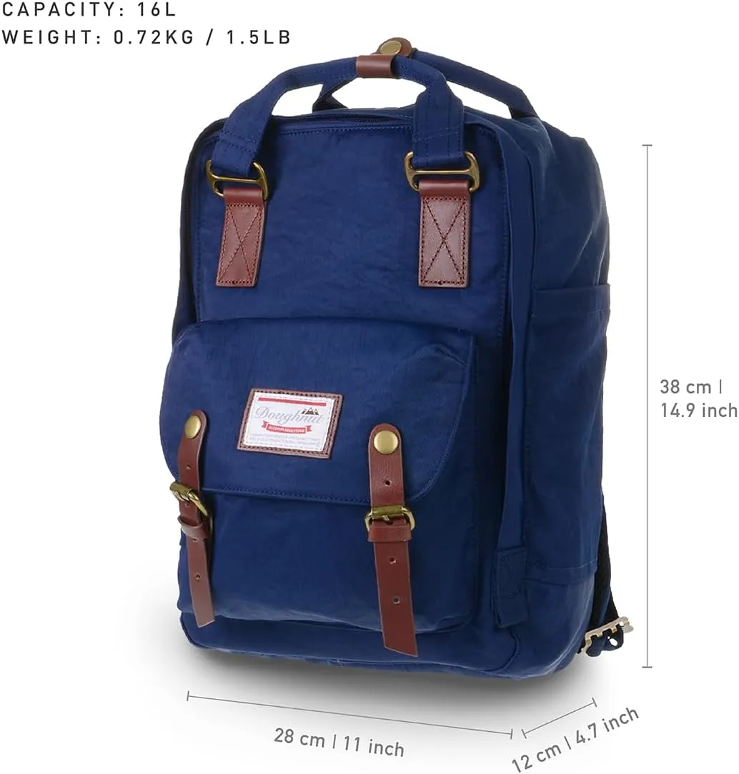 Doughnut Travel Laptop Backpack, Slim Durable Daypack Backpacks, Water Resistant 16L Bag for Men & Women Fits 14 Inch Notebook(BLUEBERRY)