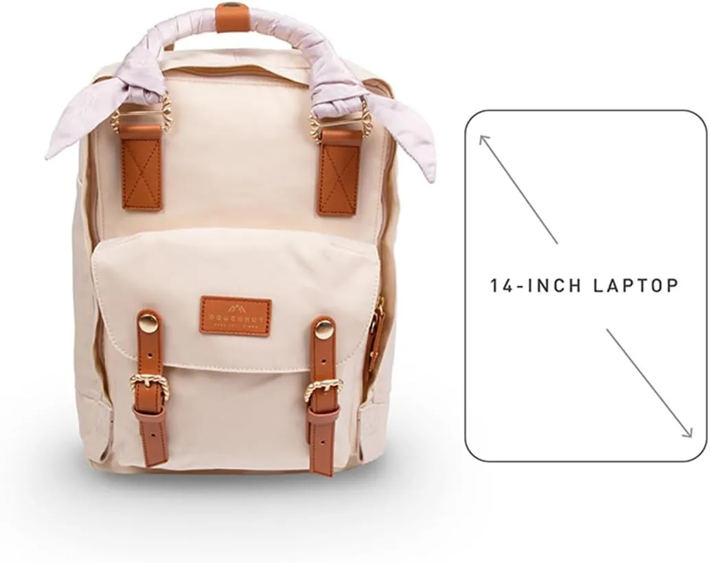 Doughnut Travel Laptop Backpack, Slim Durable Daypack Backpacks, Water Resistant 16L Bag for Men & Women Fits 14 Inch Notebook(GC HAZY)