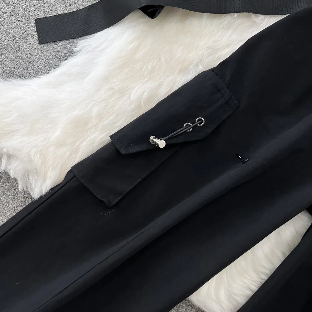 Drawstring Shirt&Trousers Chic 2Pcs