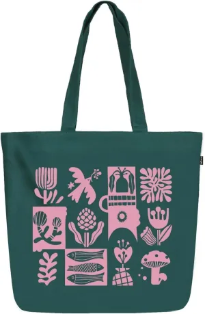 Ecoright Aesthetic Canvas Tote Bag for Women Large Zipper Tote Bags with Pocket, Womens Tote Bag for Yoga, Work, Beach