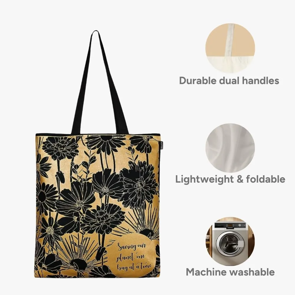 Ecoright Tote Bag for Women, Reusable Grocery Bag, Canvas Tote Bag for Shopping, St Patrick Day Bags