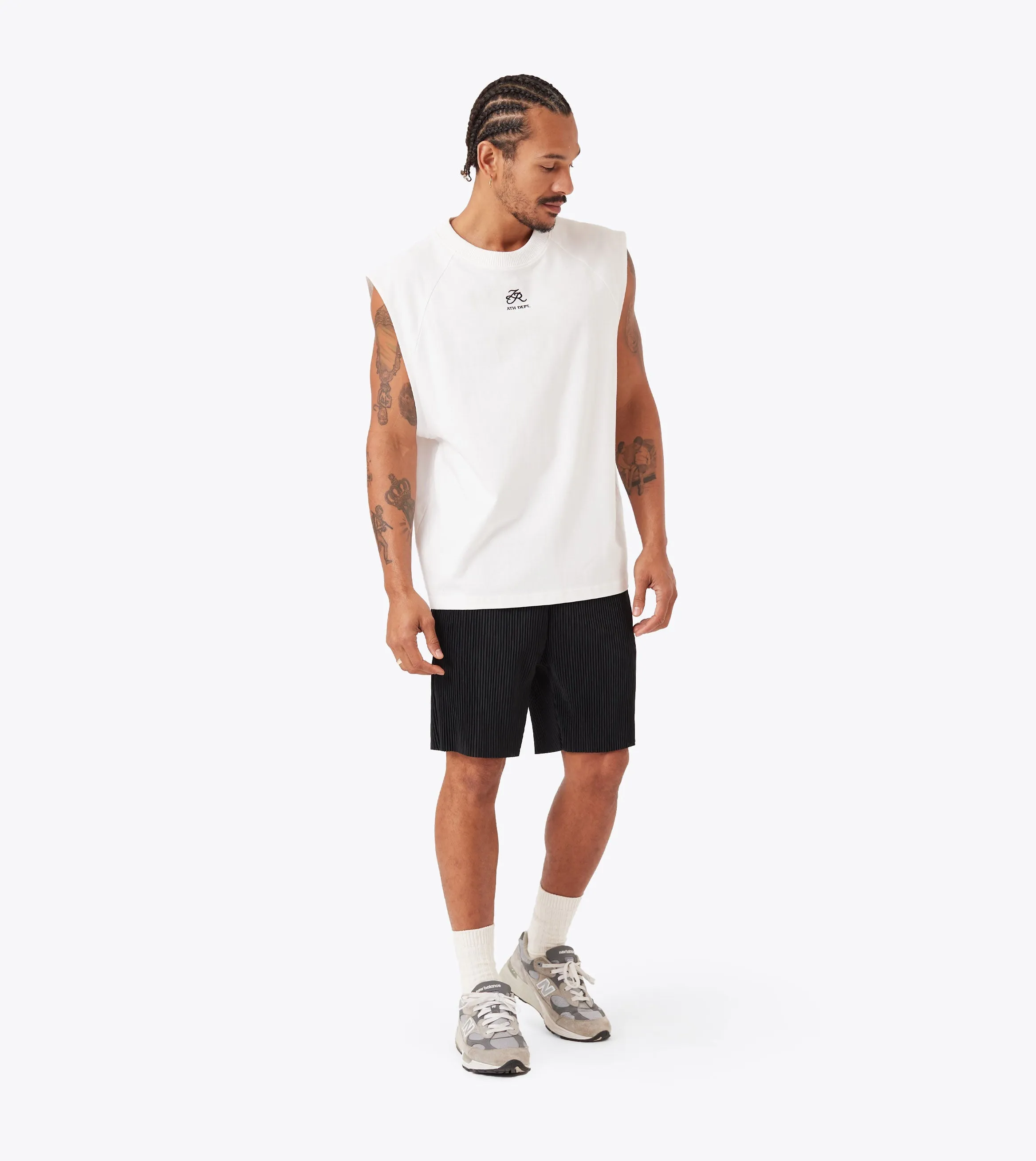 Emblem Muscle Vintage White