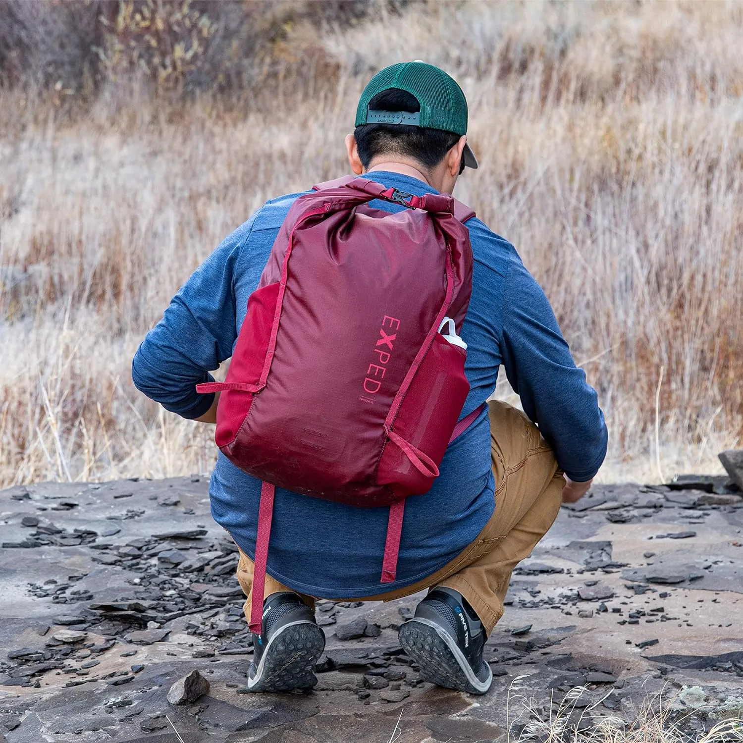Exped Typhoon 15 | Lightweight Travel Backpack | Waterproof | Multifunctional, Black, 15L