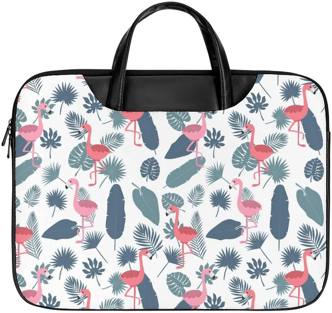 Flamingos Laptop Case Slim Water Resistant Computer Bag with Handle Briefcase for Work
