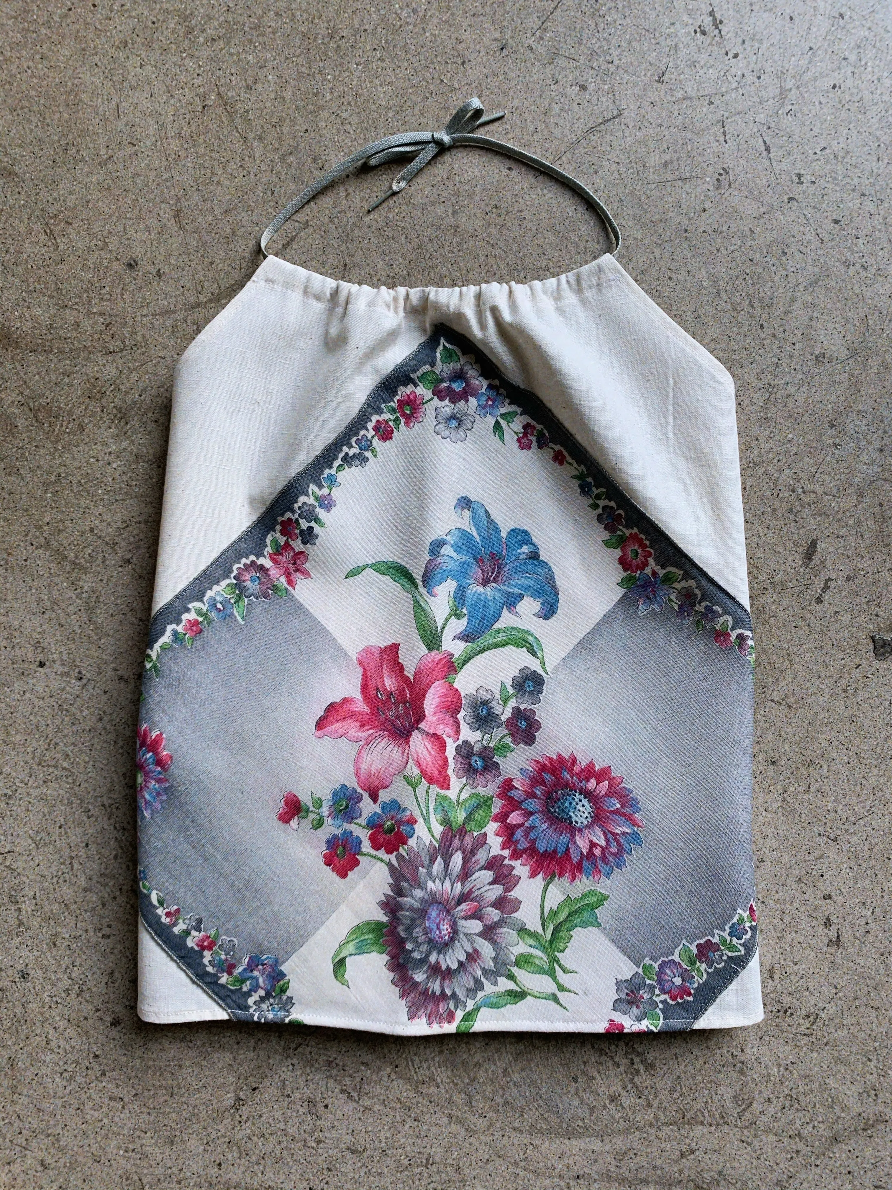 Floral Hankie Halter Tops
