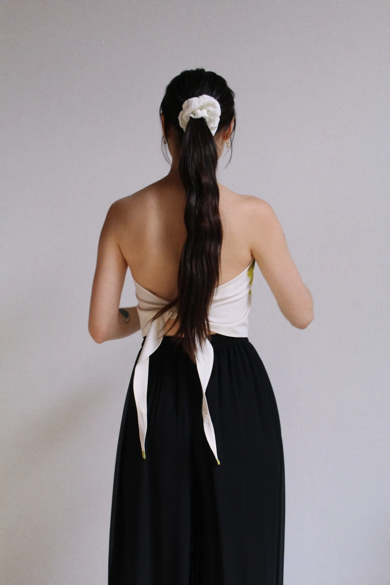 Floral Hankie Halter Tops