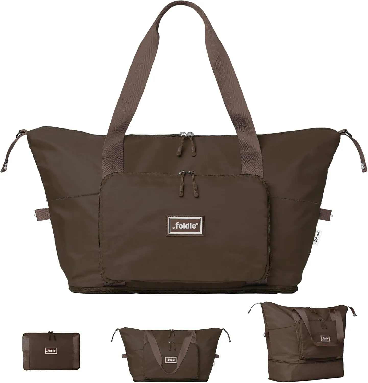 Foldable Travel Tote Bag for Women - 40L Weekender Bag with Multiple Pockets - Carry On Personal Item Travel Bag