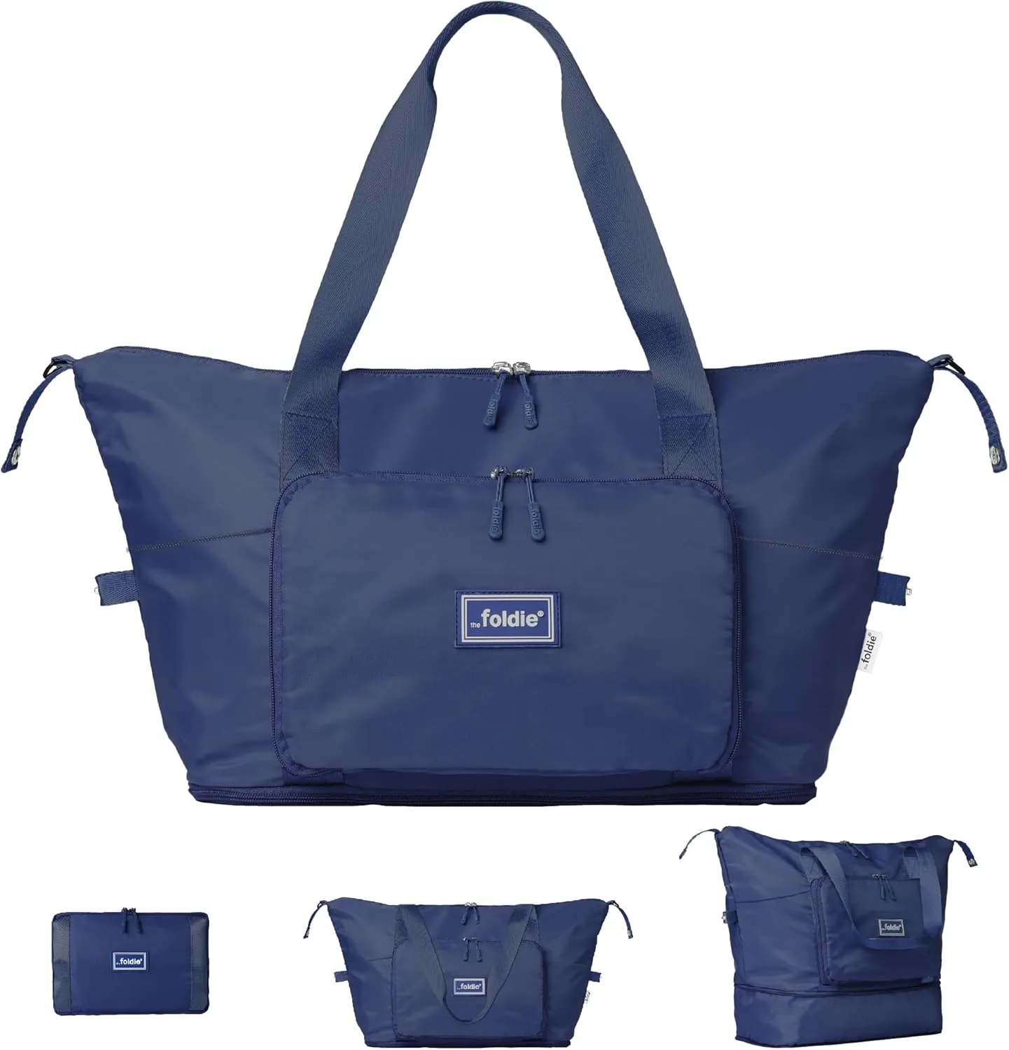 Foldable Travel Tote Bag for Women - 40L Weekender Bag with Multiple Pockets - Carry On Personal Item Travel Bag
