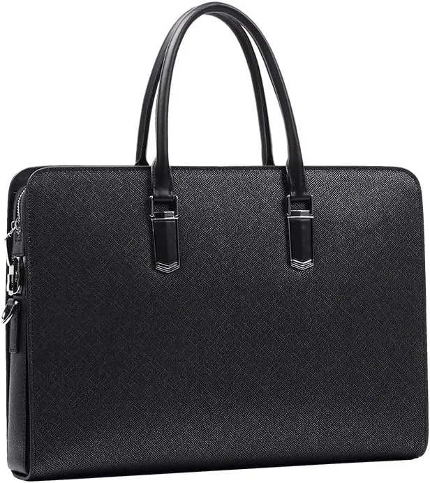 French Men's Handbags Business Casual Bags Genuine Leather Men's Briefcases ffor Commuting Travel Business