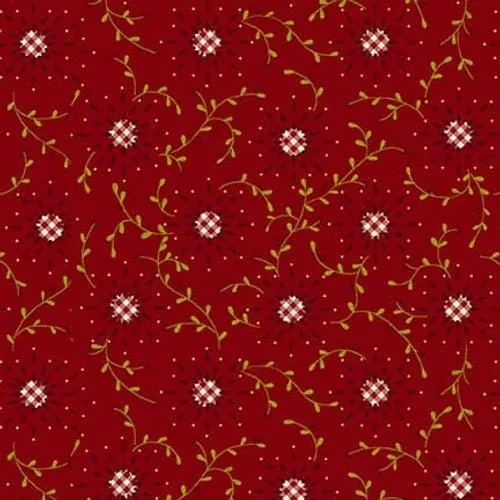 Garnets & Gingham - Starburst Garnet