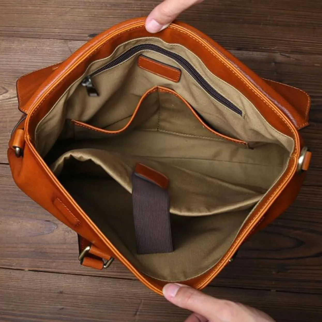 Genuine Leather Luggage Handbags Briefcases Laptop Bags Mens Carrying Cases Messenger Shoulder Bags