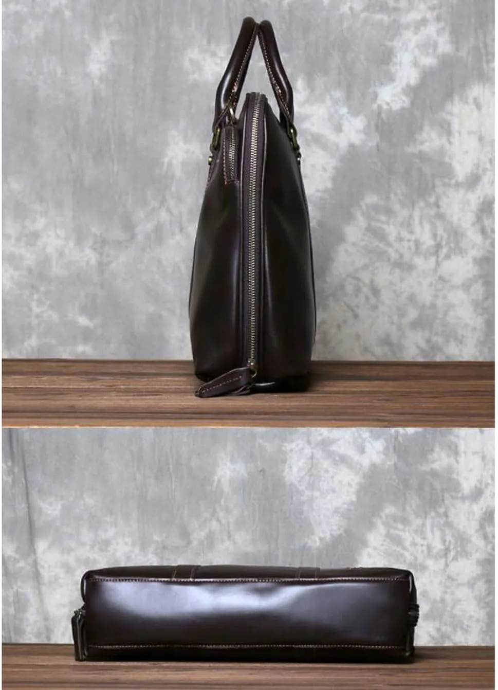 Genuine Leather Messenger Shoulder Bags Handbags Briefcases Mens Laptop Bags Carrying Cases