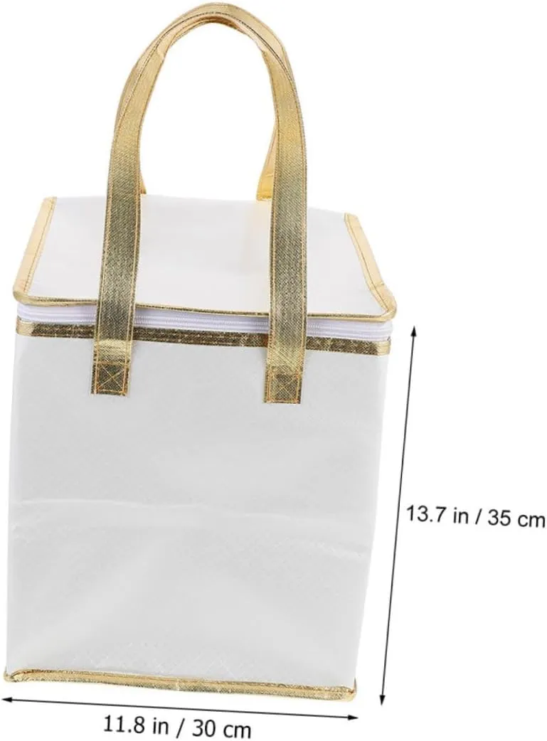 GLEAVI Thermal Bag for Food Insulated Cooler Tote Reusable Large-capacity Grocery Bag Carrier