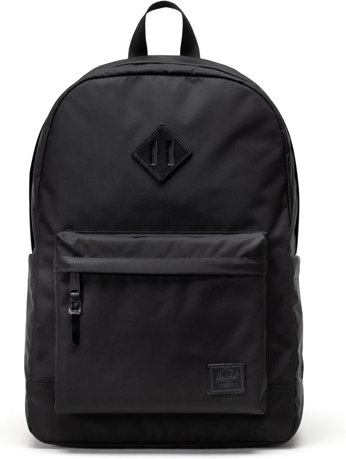 Herschel Supply Co. Heritage Backpack - Work Backpacks, 16" Laptop Backpacks, College Backpack for Men and Women, Travel Carry-On Bookbag, Water Bottle Pocket, Padded Shoulder Straps, 24L, Black