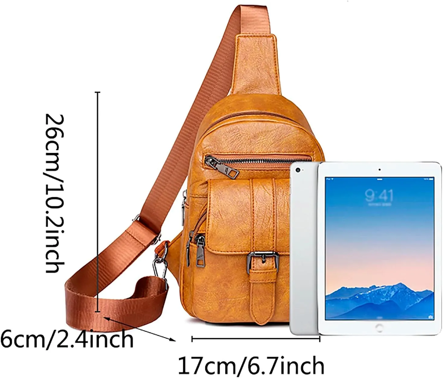 Hiking Backpack for Men Women Fashion Purses with Pockets and Compartments Beach Vacation Essentials(Yellow)