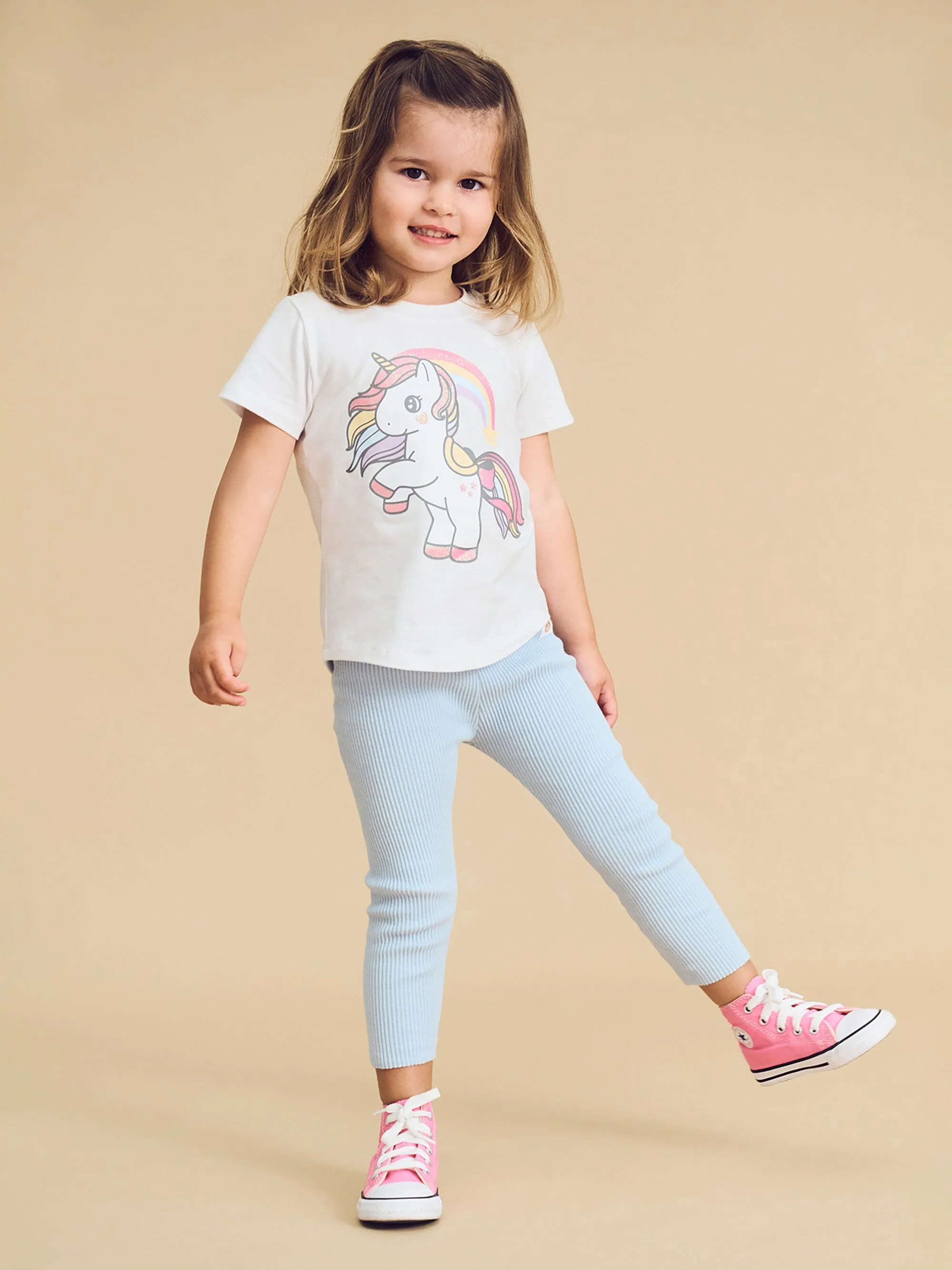 Huxbaby - Rainbow Unicorn T-Shirt - HB2104S24