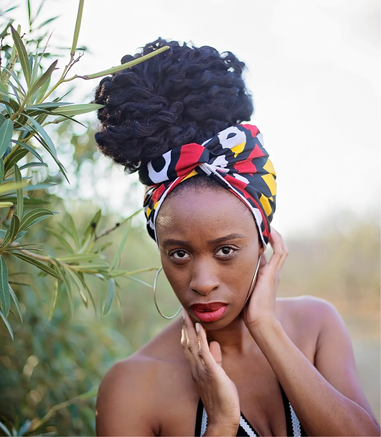 Imani African Print Headwrap