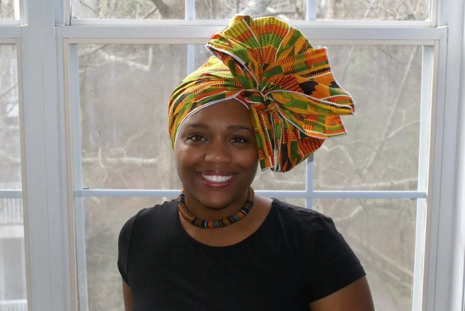 Imani African Print Headwrap
