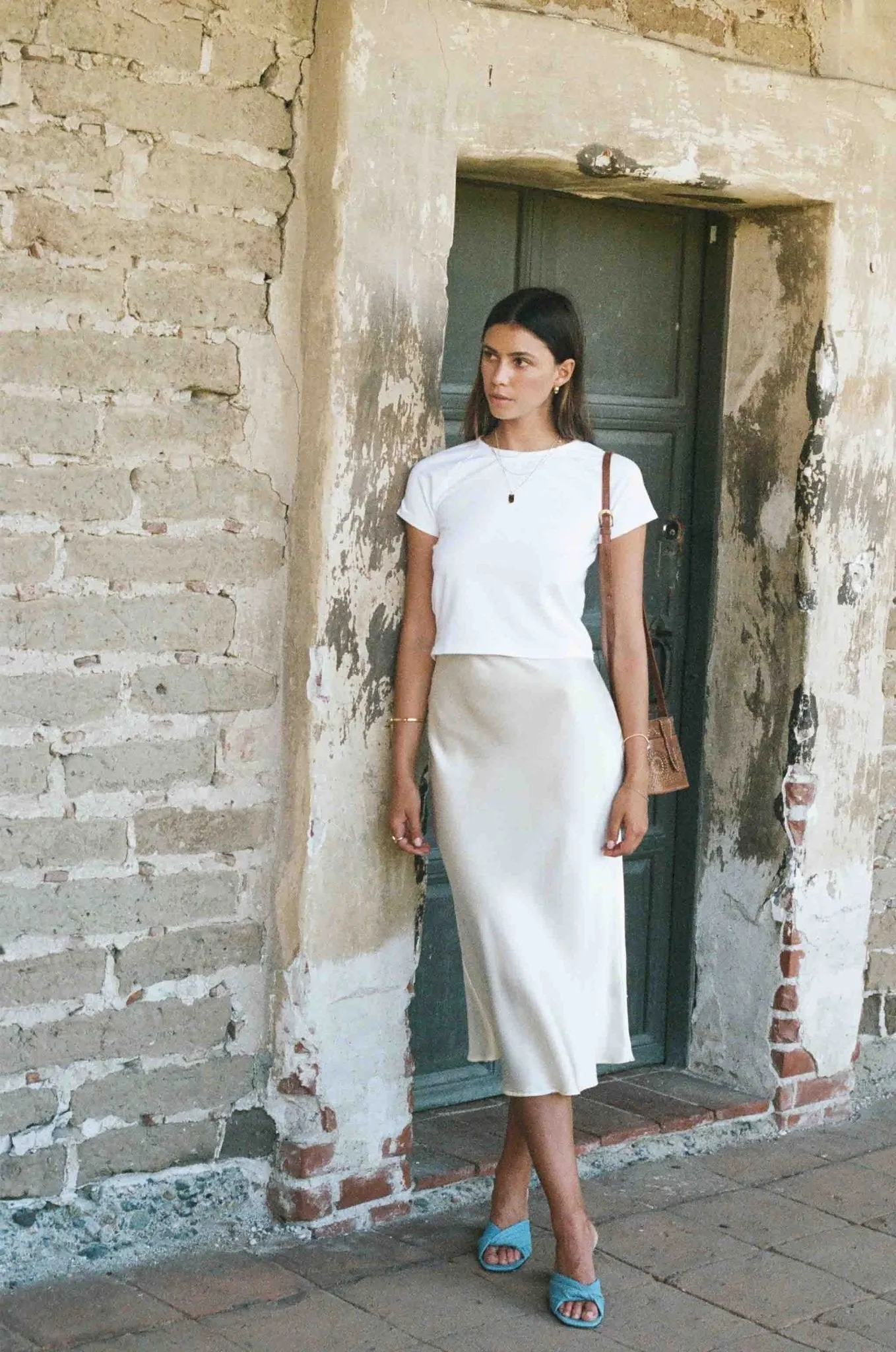 Kendall Slip Skirt (Ivory)