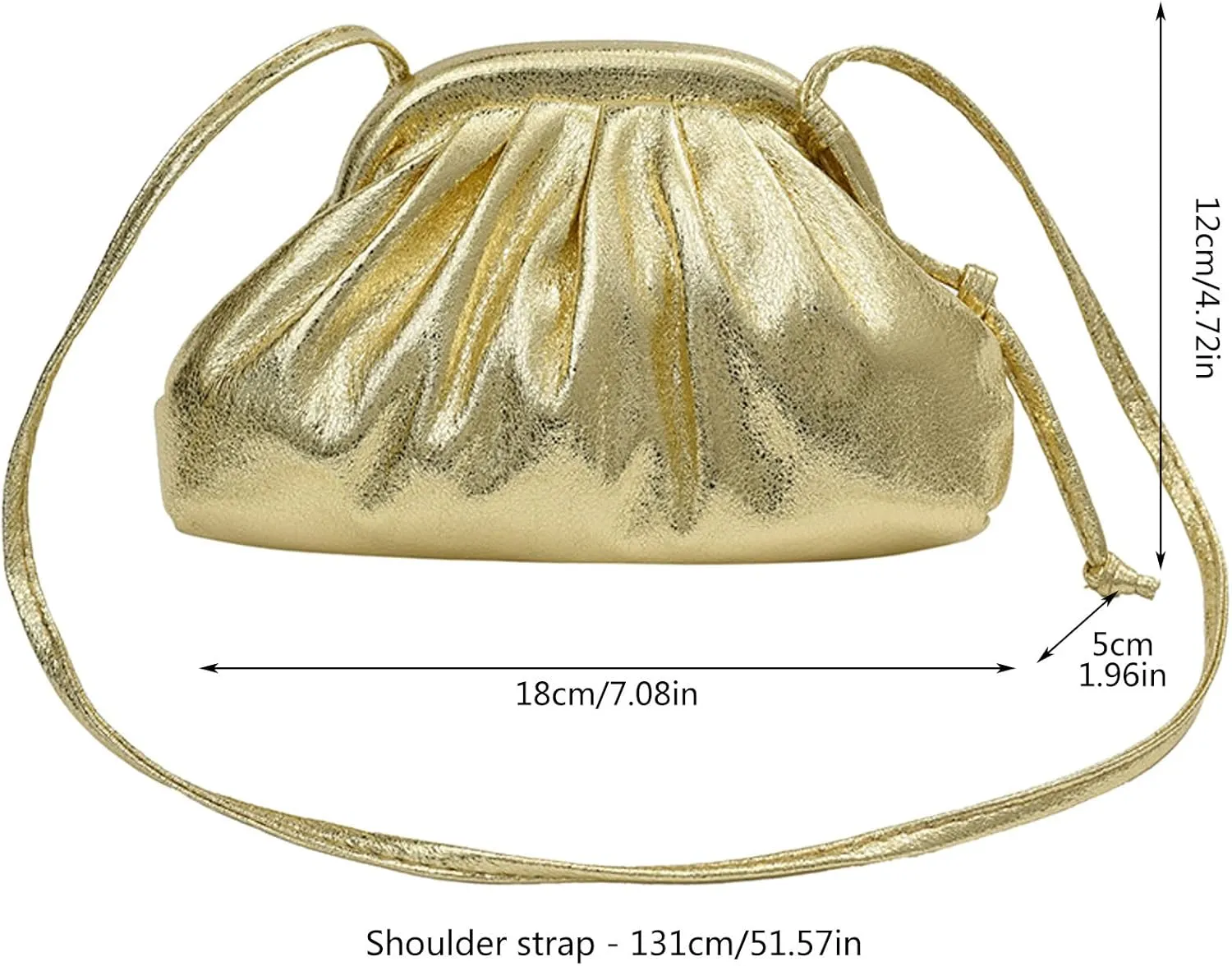 Ladies Crossbody Bag Clutch Clutch Clutch Clutches Large Capacity Bag Single Shoulder Work Field Bags (One Size)