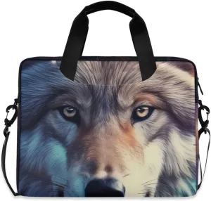 Laptop Bag Fits Up to 16 Inch Computer Wolf Dreamcatcher Laptop Briefcases for Men Women