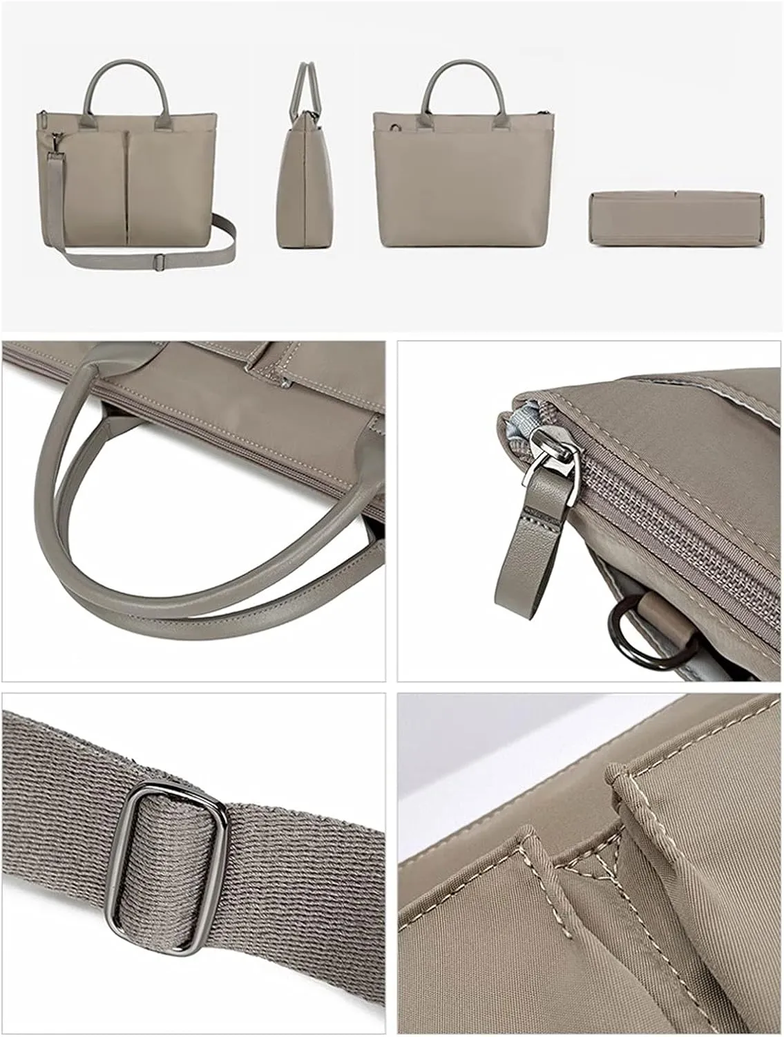 Laptop case Briefcases,Fashionable 15inch Waterproof Shoulder Computer Laptop Bag for Men Women