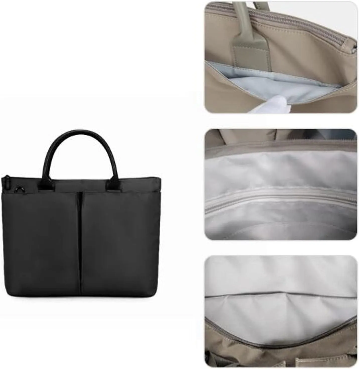 Laptop case Briefcases,Fashionable 15inch Waterproof Shoulder Computer Laptop Bag for Men Women