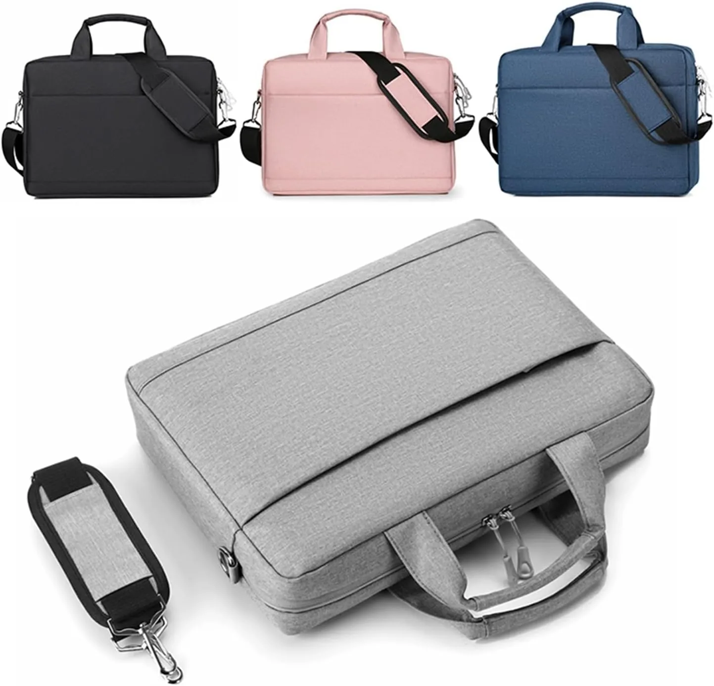 Laptop Sleeve Briefcases Case Women Carry Bags Document Shoulder Bag Notebook Cover Suitcase