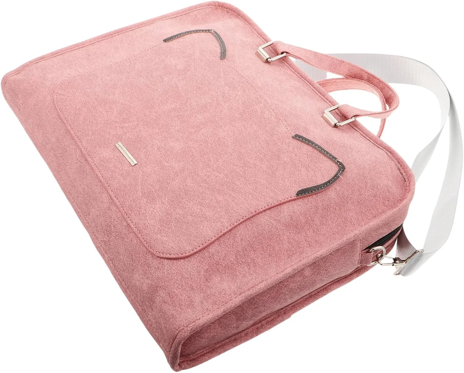 Laptop Women Bag Large Capacity Tote Bag Shockproof Rolling Case for Office Travel Everyday Use