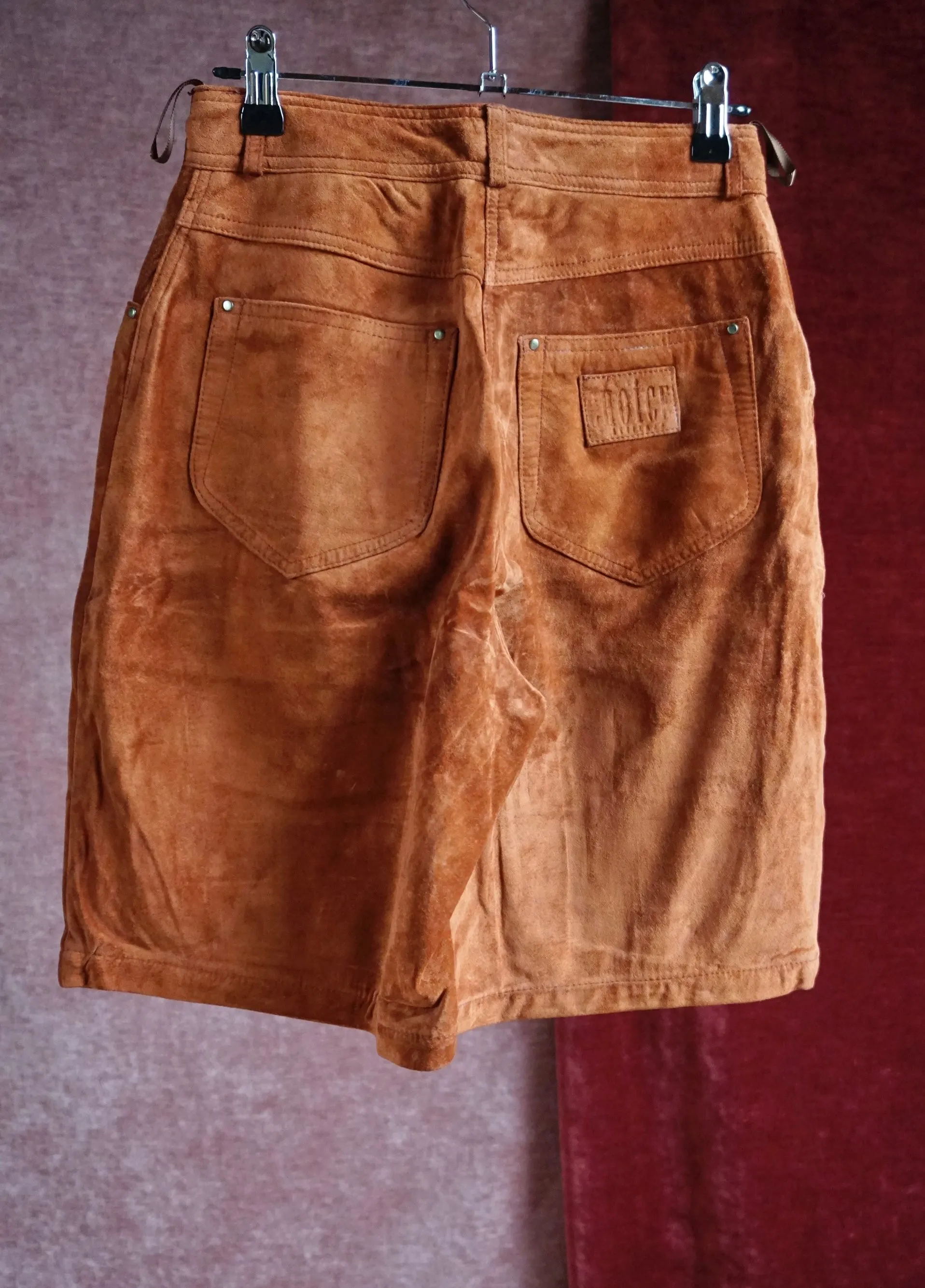 LBS: Little brown shorts - Vintage Suéde Leather Shorts - S