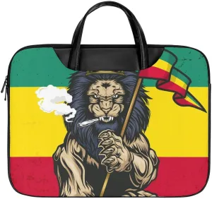Lion Judah Smoke Laptop Case Slim Water Resistant Computer Bag with Handle Briefcase for Work