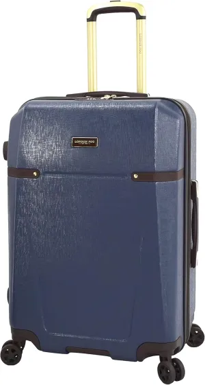London Fog Brentwood II Expandable HARDSIDE Spinner, Blue, 25-Inch