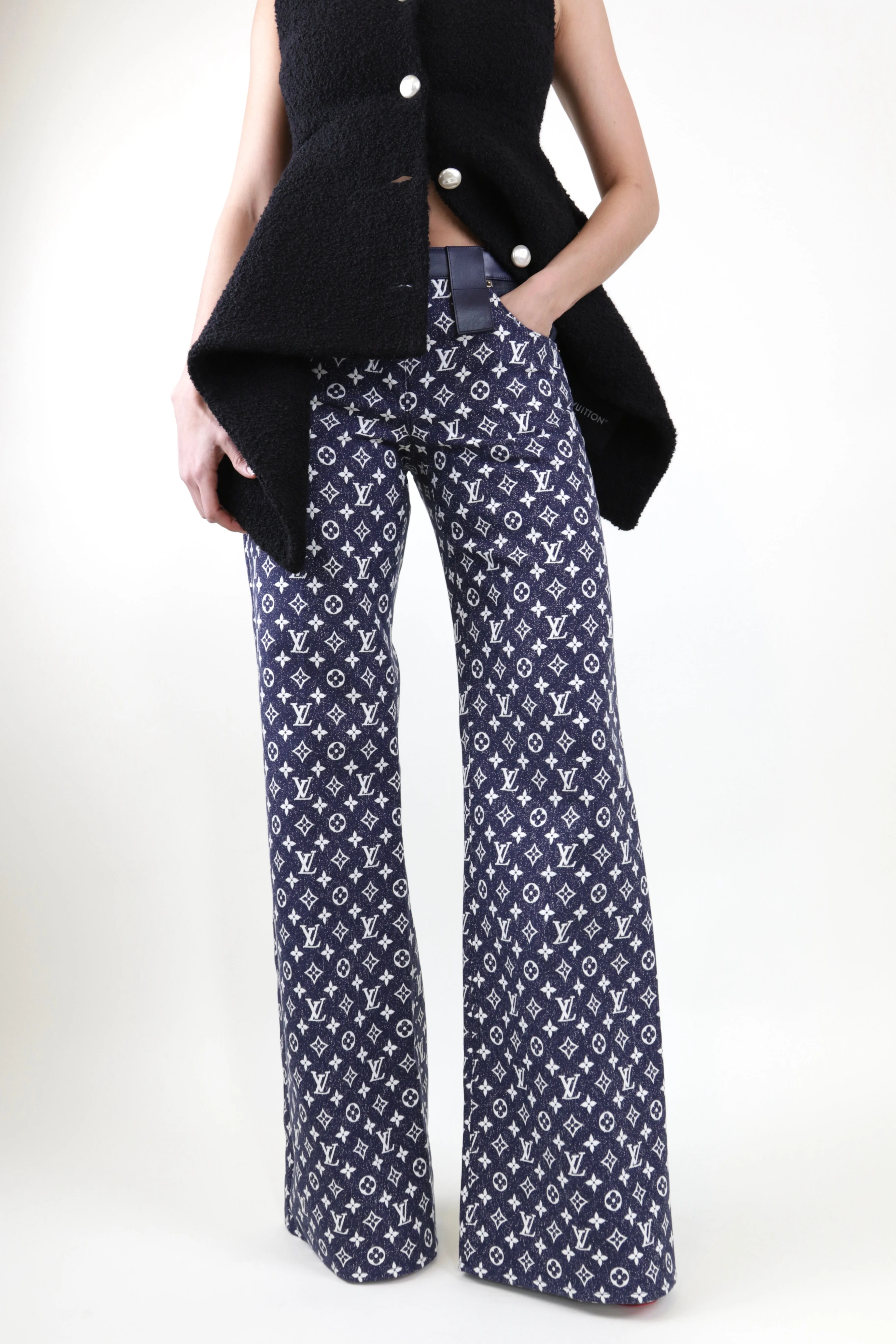 Louis Vuitton Monogram Denim Trousers