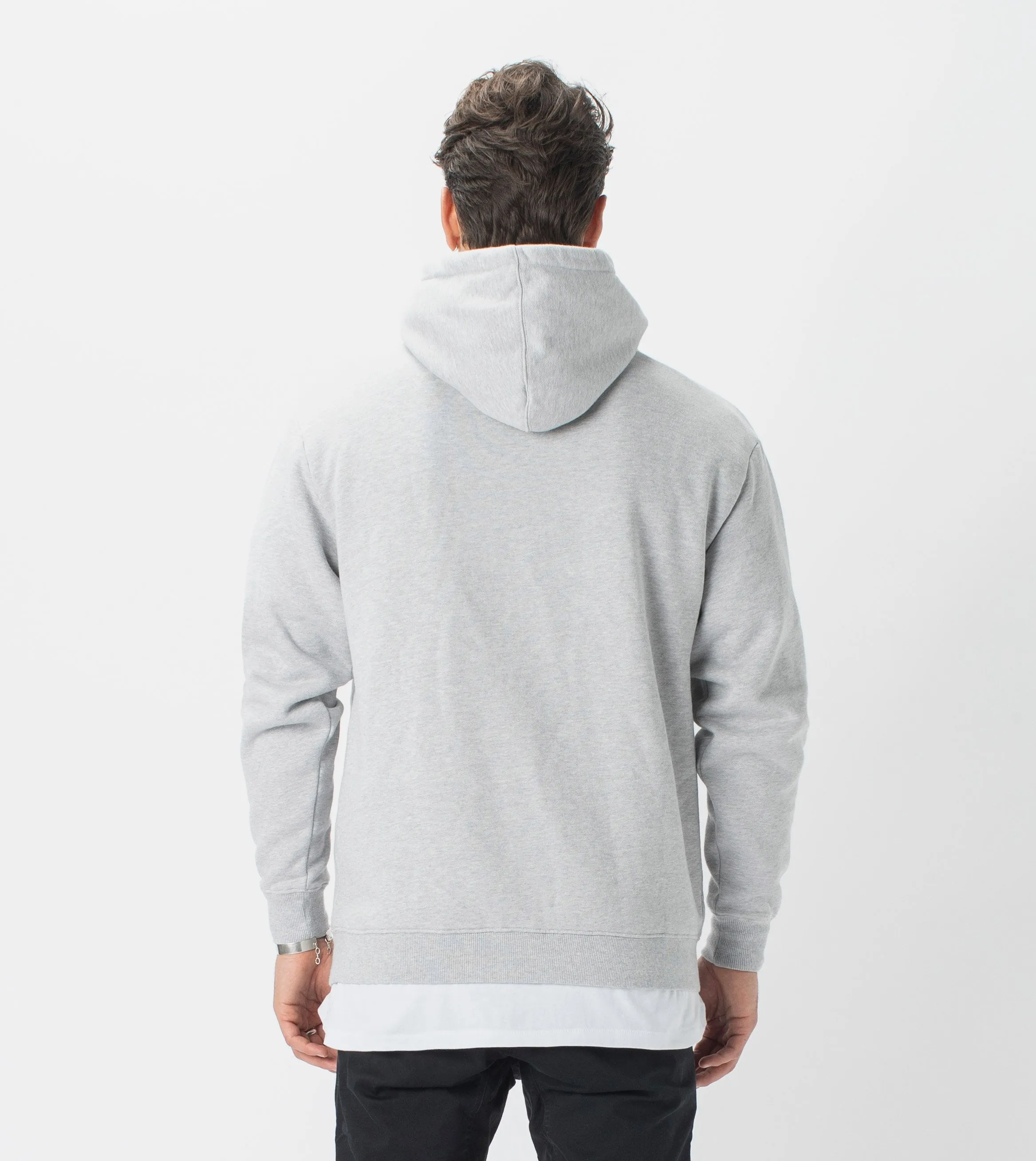Lowgo Hood Sweat Silver Marle