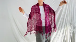 Madagascar Silk Shawl, Wrap, Scarf.